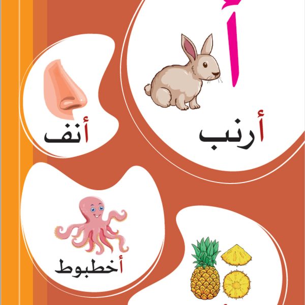 فلاش كارد حفلة الحروف العربيه المستوى الاول